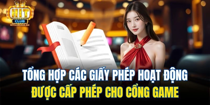 Tổng hợp các giấy phép hoạt động được cấp phép cho cổng game